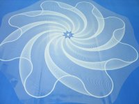 Салфетка d60 рисунок Медуза