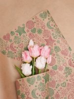 Бумага крафт Новый Год, 70г/м2