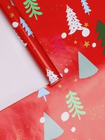 Бумага упаковочная НГ Елки