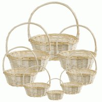 Набор корзин плетеных (ива)