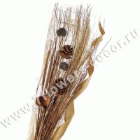 Набор веток натуральных (badam,atta fruit)