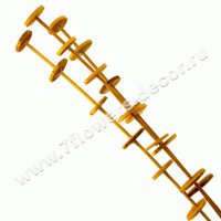 Ветки декоративные c деревянными вставками (ротанг)
