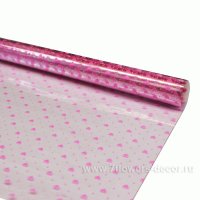 Пленка цветная Мелкие сердца