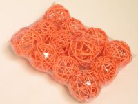 Набор шаров плетеных из ротанга