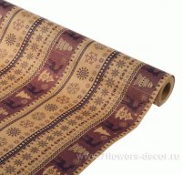 Бумага крафт Скандинавские олени, 70г/м2