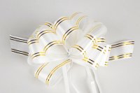 Набор бантов Шар с золотой полосой