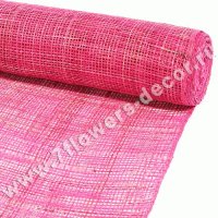 Упак. материал Абака Burlap, Fandango Pink