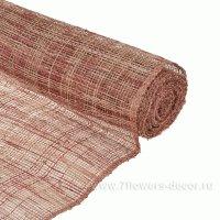 Упак. материал Абака Burlap, Mahogany Brown