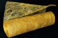 Упак. материал Абака с блестками, Vibrant Yellow
