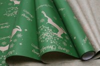 Бумага крафт НГ Олени, 40г/м2