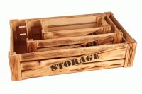 Набор ящиков деревянных интерьерных Storage