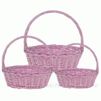 Набор корзин плетеных (ива)