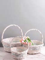 Набор корзин плетеных (ива)